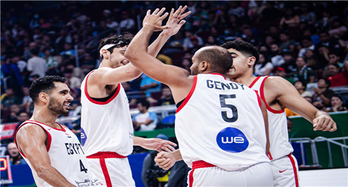 كرة سلة.. عبد الرحمن نادر على رأس قائمة مصر استعدادا للتصفيات المؤهلة لأولمبياد باريس